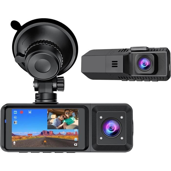 Dashcam Dual 1080p Caméra De Dashcam Volam 1080P Double - Avant Et Intérieur, Vision Nuit, Parking 24/7 Telecamera Auto