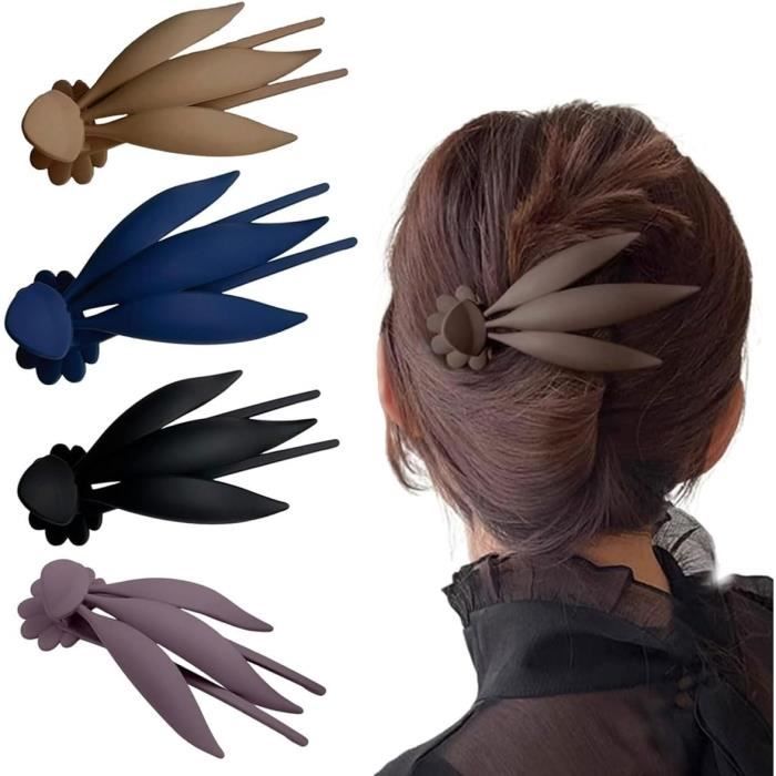 Lot De 4 Grandes Pinces à Cheveux Ressort Torsion – Fil 1.0 Mm, Diamètre Extérieur 4 Mm – Acier Galvanisé Robuste