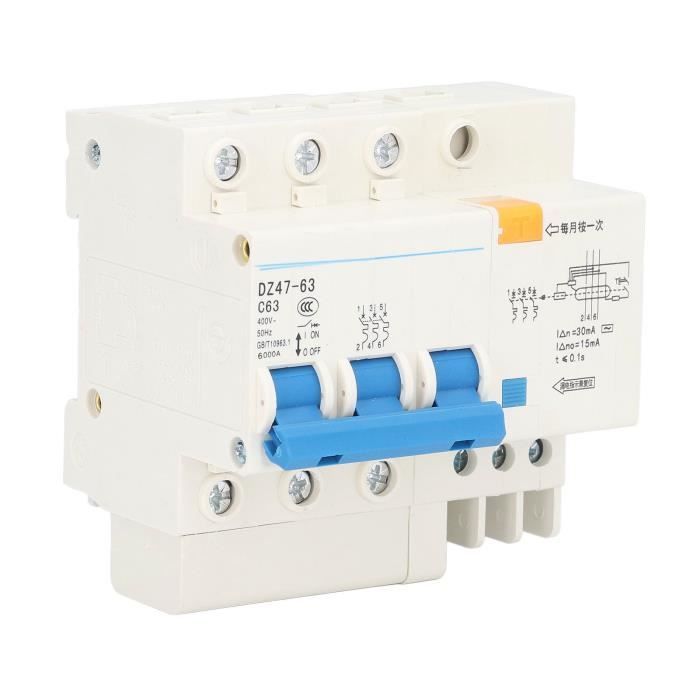 Disjoncteur De Moteur MC02-2.5-4A | Interrupteur Protection Moteur IP55 | 220V/380V 50/60Hz | Coque ABS