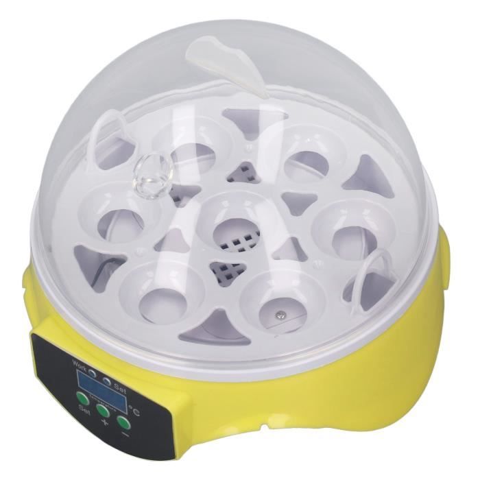 Comparer les prix de VGEBY incubateur de petits oiseaux VGEBY incubateur d'œufs d'oiseaux VGEBY petit incubateur animalerie couveuse Prise UE 220V