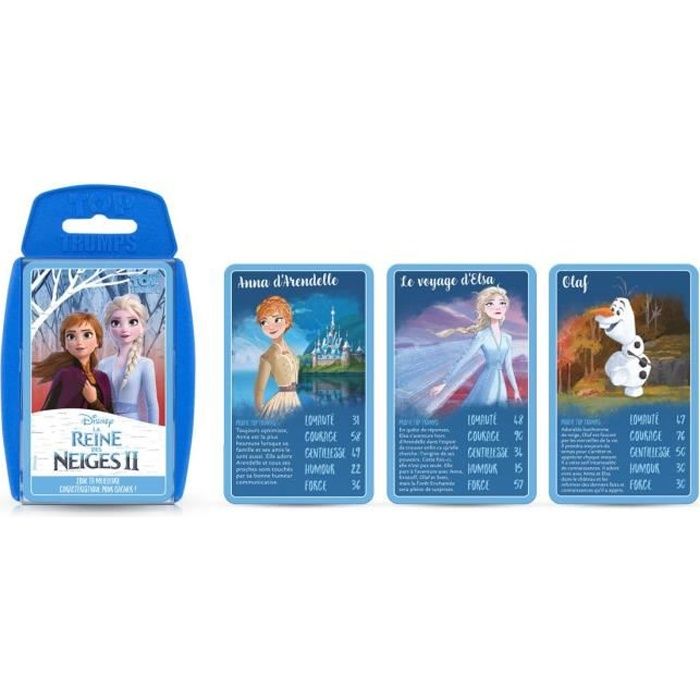 TOP TRUMPS LA REINE DES NEIGES 2 - Jeu de cartes - Cdiscount Jeux - Jouets