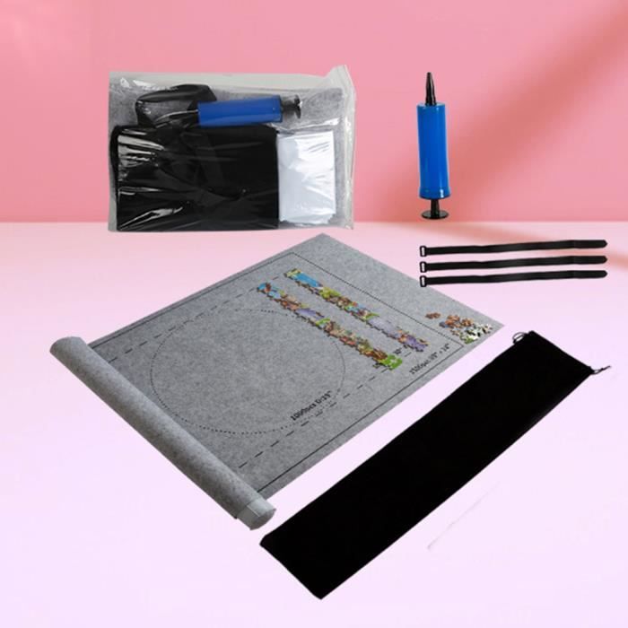 Tapis De Puzzle Pliable 140 X 100 Cm + Sac + Accessoires – Idéal Pour Puzzles Jusqu'à 3000 Pièces
