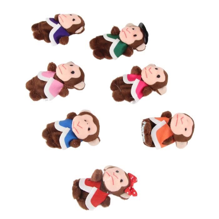 GARVALON Lot de 10 marionnettes à doigts pour garçons et filles