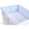 Tour de lit bébé complet Prince bleu XXL - Fabrication européenne - 135-1