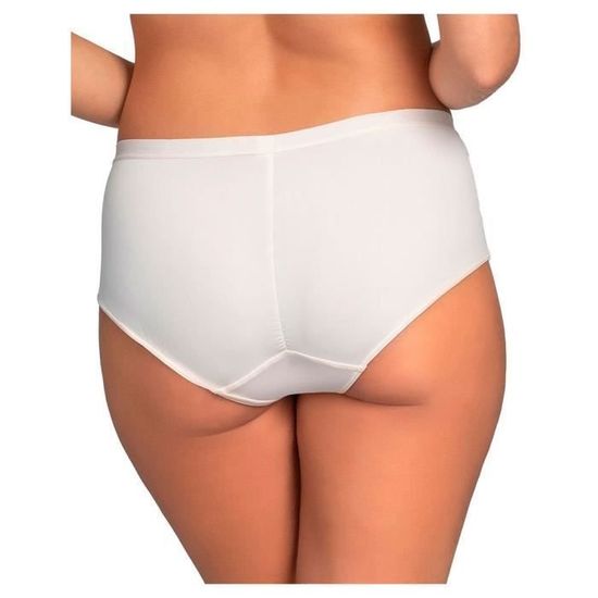 Culotte Gainante Playtex Caresse Midi - Taille 5 - Blanc Microfibre - Neuf Avec étiquettes