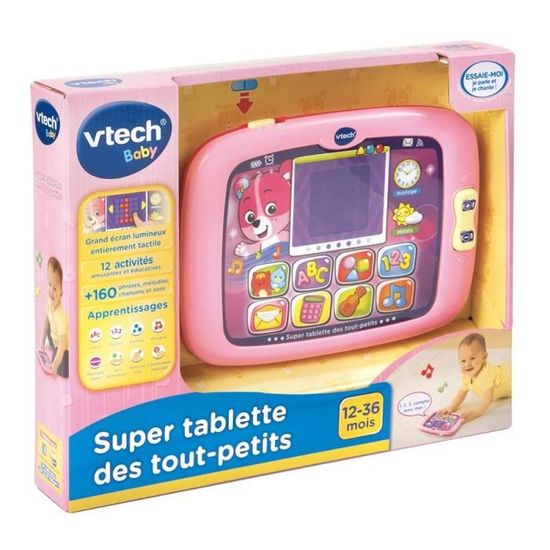 Vtech Baby Super Tablette Des Tout Petits Nina Tablette Enfant Cdiscount Jeux Jouets