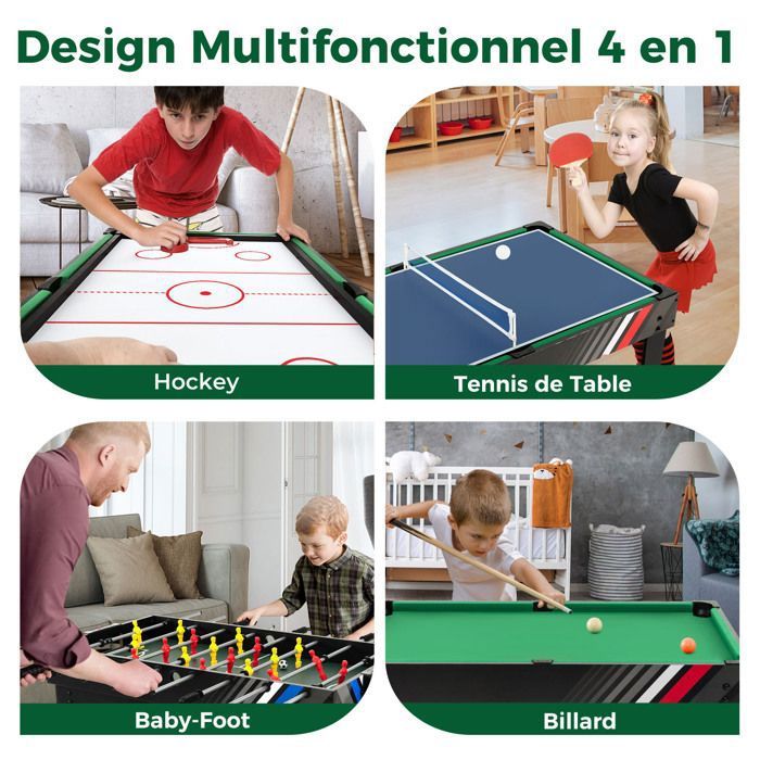 Niveleurs De Pieds En Métal Pour Baby-foot, Billard - Dimensions 155x95 Mm - Réglage Hauteur, Lot De 4 Pièces