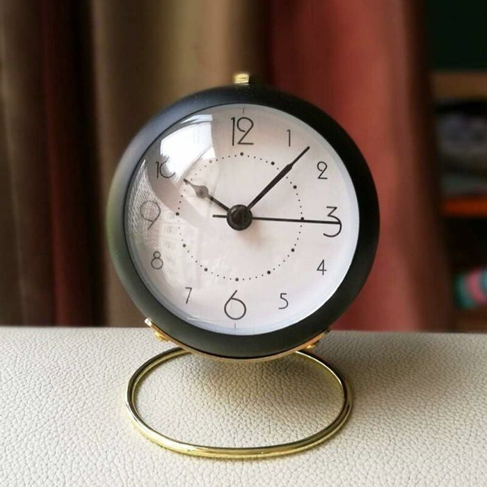 Interval Horloge de bureau minimaliste 15cm - Marine