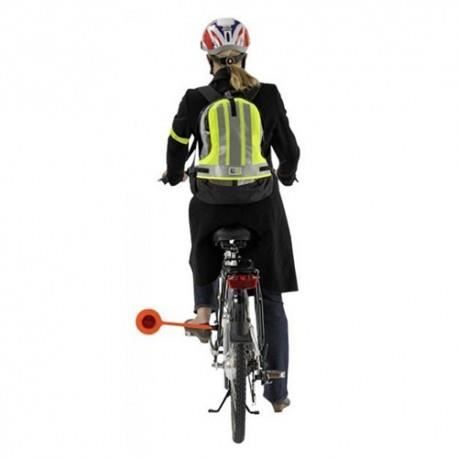 Ecarteur de danger pour velo Reflecteurs rouge et blanc Adulte Mixte Couleur principale rouge Cdiscount Sport