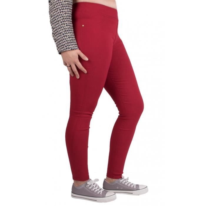 Jegging rouge femme sale