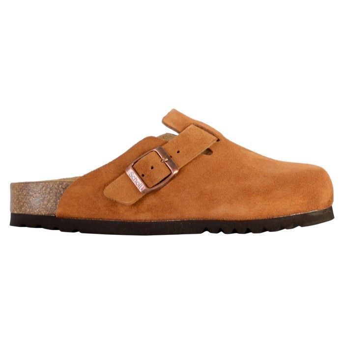 Mules Scholl Fae Confort exceptionnel Daim Nubuck Femme Marron Cdiscount Chaussures