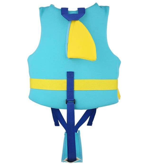 Generic Gilet De Sauvetage Gonflable Pour Enfants De 3 à 10 Ans, Veste De Natation, Flottabilité