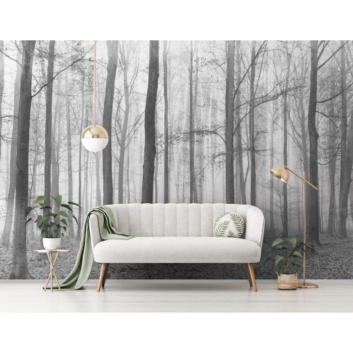 Papier Peint Panoramique Feuilles Tropicales À L'Aquarelle 350*256cm Papier Peint 3D Salon Chambre Salle à Manger Décoration Murale - Bricolage