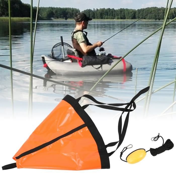 Kit Ancre Bateau 24 Pouces Orange - Flotteur + Point D'Ancrage Pour Bateau Gonflable, Kayak, Yacht