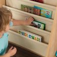 KidKraft 14221 Porte livres en bois et tissu, chambre enfant, meuble de rangement - coloris naturel-2
