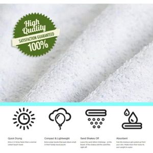 Zomer Serviette De Plage 70 X 140 Cm - En Microfibre