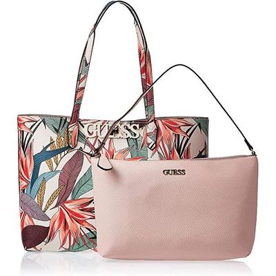 Sac a discount main fleuri guess