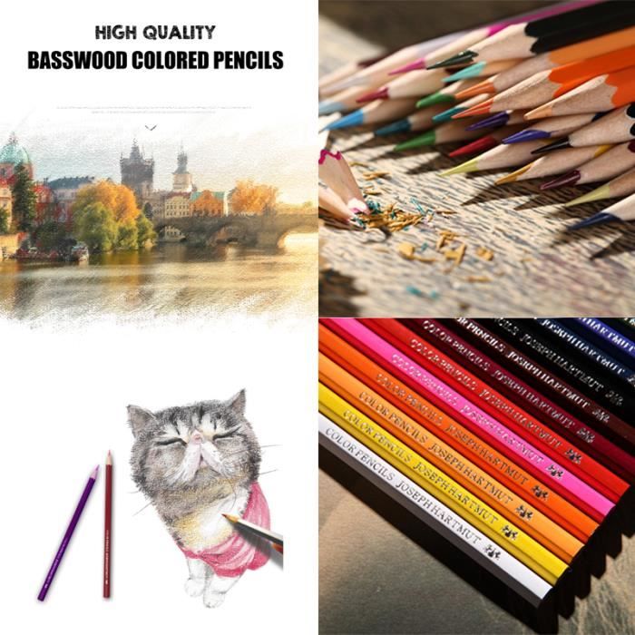 18 Couleur en boîte Crayon de Couleur Gras，Non-toxique Pour Art Peinture  Crayons - Coloris assortis