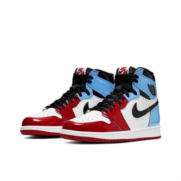 Air jordan 1 rouge clearance bleu