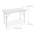 Table pliante de jardin Camping pliable - 10020057-432-3