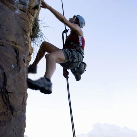 Corde descalade 30m Cordes Randon/ée Alpinisme Sauvetage Corde Auxiliaire Descente Rappel Camps Ext/érieure Anti-d/échirures Alpinisme Sauvetage Corde