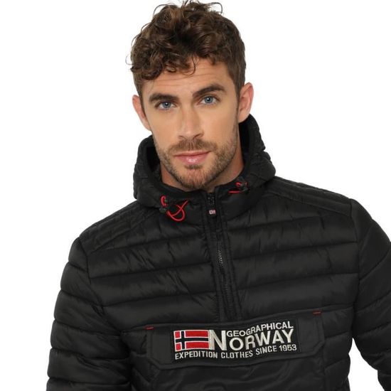GEOGRAPHICAL NORWAY Doudoune DUCKOVER Noir Homme Noir Cdiscount Pret a Porter
