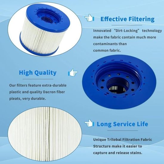 Hello Kitty Bain - Filtre Spa Infinite à Visser, Cartouche Filtre à Vis Pour Spa