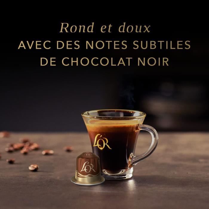 L'OR - Café Espresso - Chocolat - Rond - Subtil - Compatible Nespresso ®* - 10  lots de 10 capsules aluminium[143] - Cdiscount Au quotidien