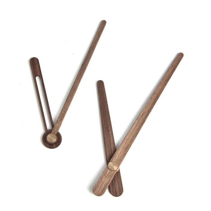 Chiffres Remplacement Cadran Horloge Hililand Artisanat De Lettres En Bois Chiffres Auto-adhésifs En Bois Lettres Pour Bricolage Art Chiffre Bois