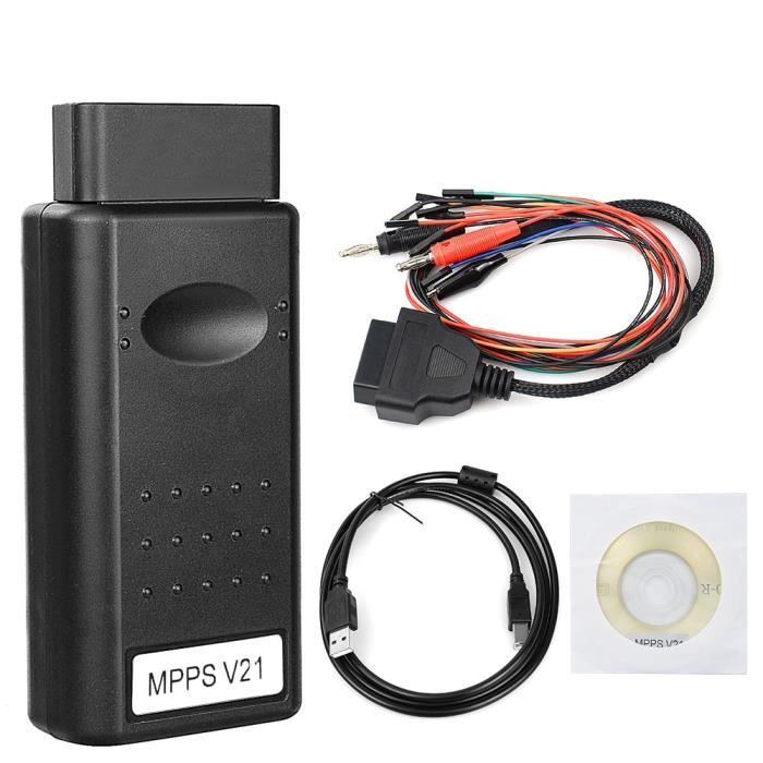Le programmeur SMPS MPPS V13 K d'ecu peut Flasher le câble de Diagnostic de  voiture MPPS V16-18-v21 MPPS V18 - Cdiscount Auto
