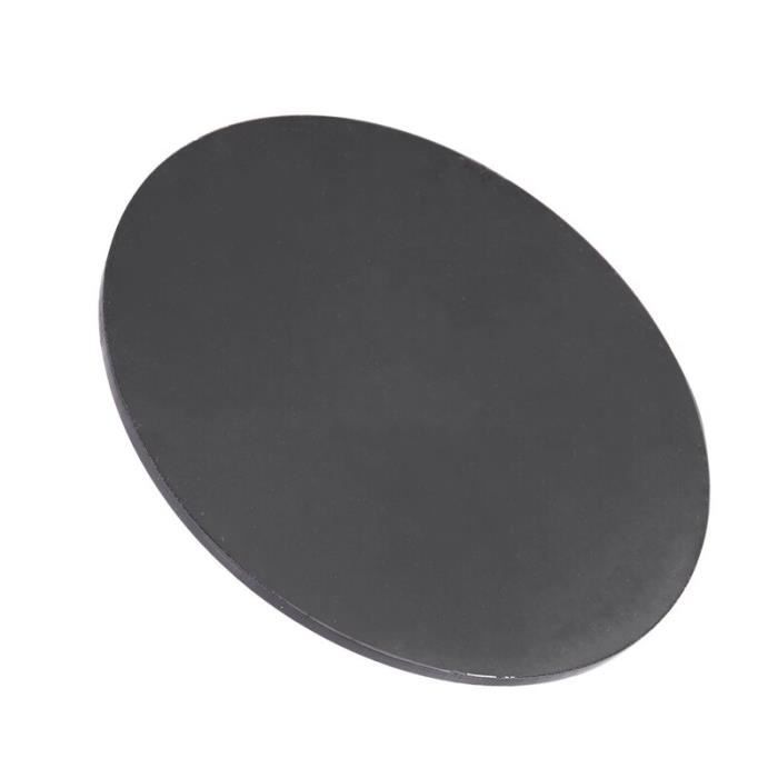 Plaque circulaire en plastique acrylique noir 3mm, découpe au Laser,  diamètre du miroir rond: 100mm - Cdiscount Maison