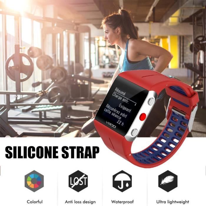 HURRISE Bracelet Montre Silicone Compatible v800 Achat vente