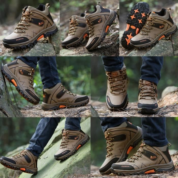 Pour Trekking Voyage Sport Chaussures De Randonnée Basses LucaSng - Imperméables, Antidérapantes, Pour Hommes Et Femmes