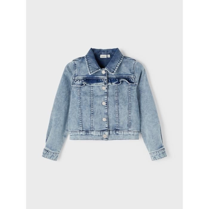 Veste en jean sales fille 4 ans