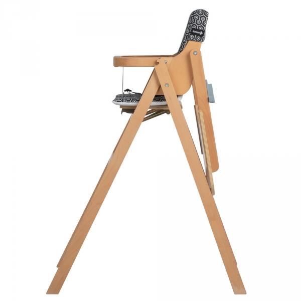Safety 1st nordik store folding wooden highchair natural