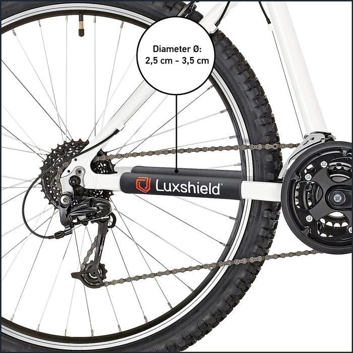 Luxshield Kit de 2 Protection Cadre VTT néoprène, Protege Cadre Velo,  protégé Chaine Velo, Garde-chaîne VTT, Protection de [541] - Cdiscount Sport
