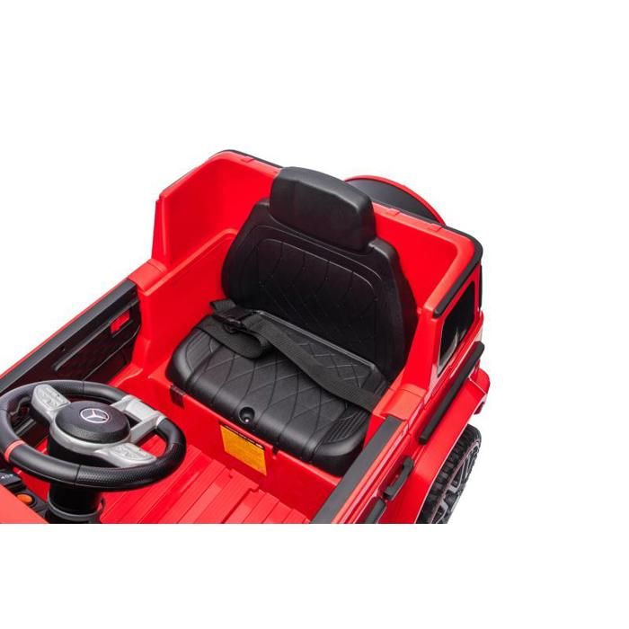 LALAHO Mercedes-Benz Voiture électrique, pour enfant, 12 V, avec télécommande 2,4 G, lecteur MP3, lumières LED et klaxon, pour enfants (blanc