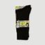 Lot De 2 Paires De Chaussettes Noir Achat Vente Chaussettes Cdiscount