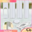 Sonew kit d'aération de fenêtre Kit de fenêtre de climatiseur Portable, meuble pieces 4 pièces (10-43-140 cm-130 et 150 mm)