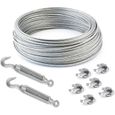 Lot de 6 cosses /à coudre en acier inoxydable M8 316 pour c/âbles de 8 mm de diam/ètre
