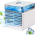 Climatiseur portable - Azorex - Mini refroidisseur USB 4 en 1 - Ventilateur - Purificateur - Humidificateur