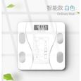 Pèse-Personne,Balance électronique intelligente,Bluetooth,mesure de la graisse corporelle,santé humaine,application - Type White1-0
