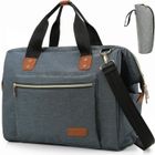 CLOUDSEMI Sac à Langer Bébé Papa Maman Sac Bandoulière à couches Sac à Main Sac Fourre-tout à Couches Avec Voyage Gris