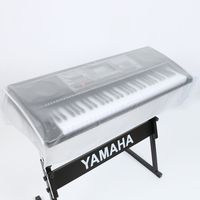 Housse de protection piano 88 touches imperméable transparent piano electronique couverture anti-poussièr -140*50*16 cm