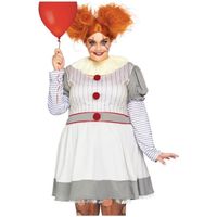 Déguisement clownette terrifiante femme - XL/2XL (48-52) - Multicolore - Polyester