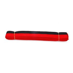 CEINTURE DE FORCE Accessoires Fitness - Musculation,Ceinture de protection standard pour les arts martiaux,judo,jiu jitsu- Black and Red-280cm