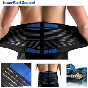 Ceinture Lombaire De Soutien Blueroad - Taille XXL/44 - Néoprène Noir - Pour Le Dos Et Le Fitness