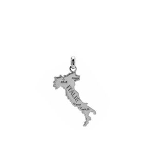 Pendentif Carte De Corse En Argent Massif 925 - Sans Nickel - Pétugons