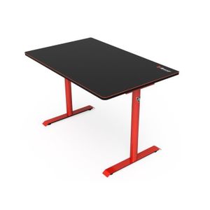 Costway Bureau Gaming,Bureau de Jeu pour Gamer avec 2 Porte-Ecouteurs,1 Porte-gobelet,1 Support de Poign/ée de Jeu avec Interface USB 5V 2A,Tapis de Souris Gratuit Pieds en Z Stable