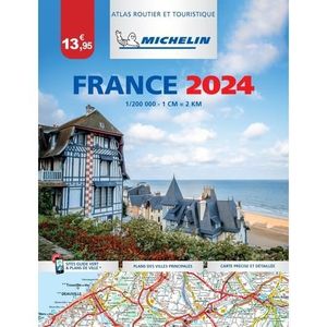 GUIDES DE FRANCE Atlas routier France 2024 Michelin - L'Essentiel (A4-Broché)